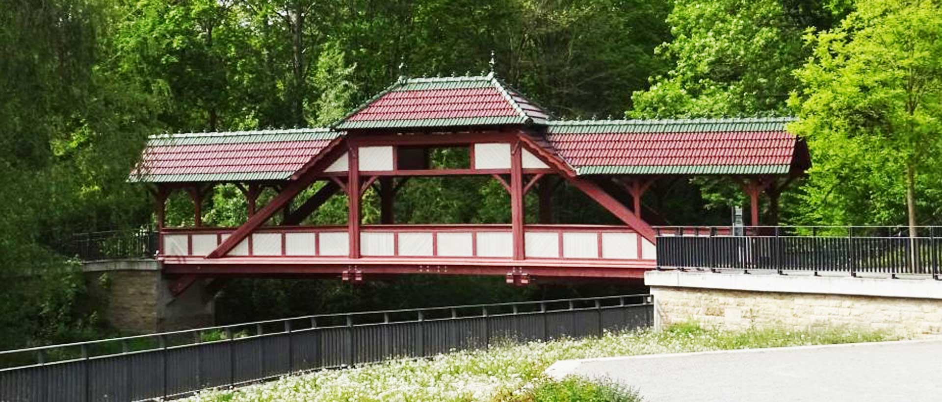 Stadtparkbrücke Sömmerda Ferienwohnung